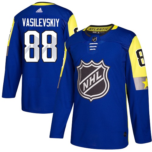 Adidas Tampa Bay Lightning #88 Andrei Vasilevskiy Royal 2018 All-Star Atlantic Division Authentic Stitched Youth NHL Jersey